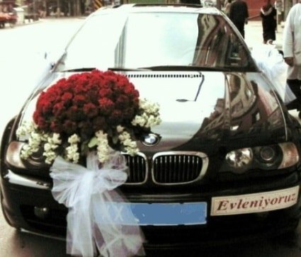 Ankara düğün arabası süslemesi