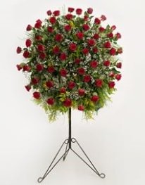 Düğün Nikah Açılış Çiçekleri 60 adet gülden ferförje Ankara çiçekçileri çiçekçi