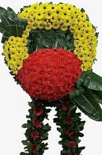 Görsel cenaze çiçeği Ankara Kızılay çiçek siparişi sitesi